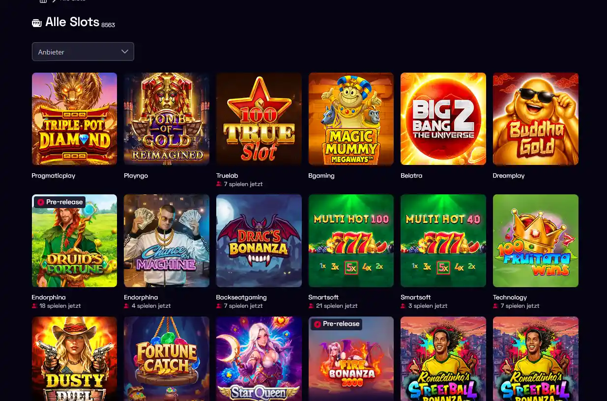 YBets Casino Slots – Spielautomaten von Pragmatic Play, Hacksaw Gaming und NetEnt